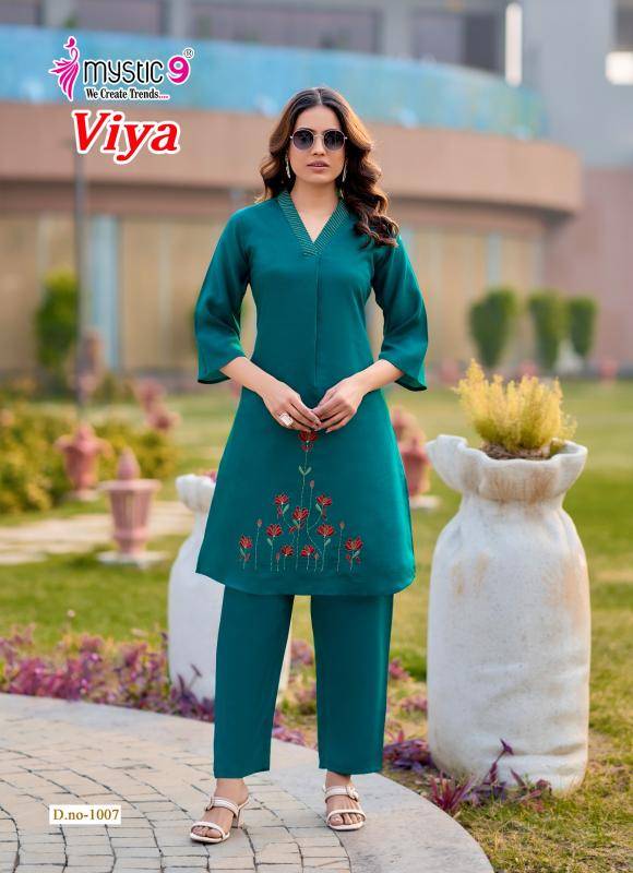 Mystic9 viya vol 1 coord set Fancy kurti wholesalers in Delhi